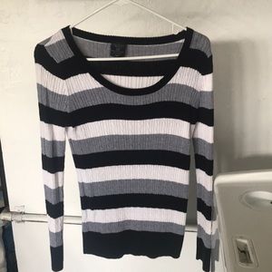 Juniors color block sweater